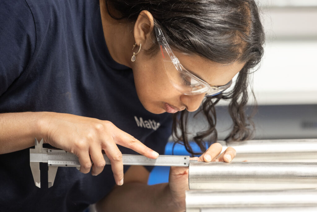 Engineer working